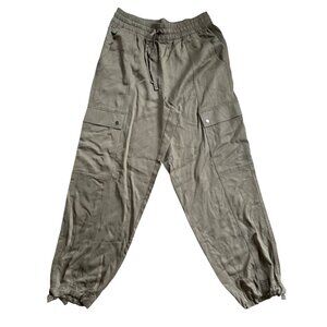 Athleta Women's Medium Athleta Celestial High Rise Utility Pant Olive Green 2024